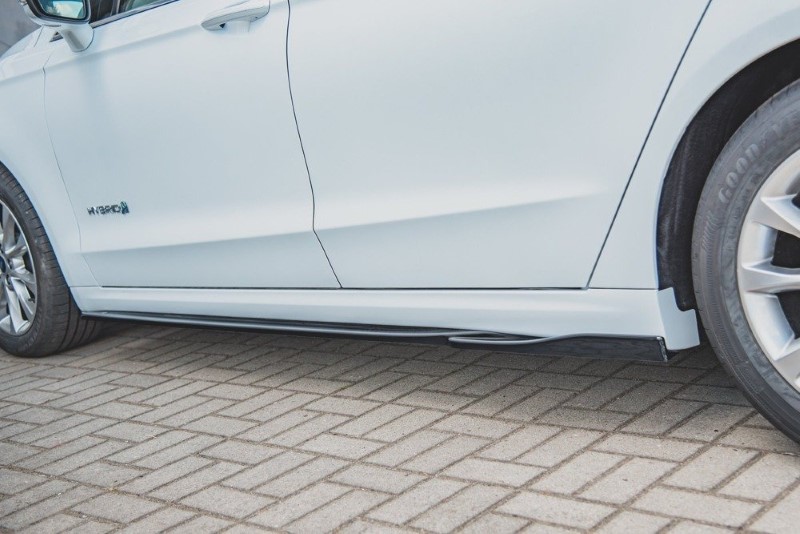 Zijskirts Diffusers Ford Mondeo Mk5 Facelift Glanzend Zwart