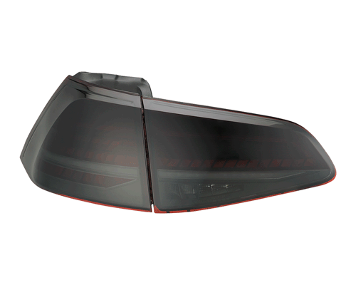 Taillights VW Golf VII red/Smoke Lightbar