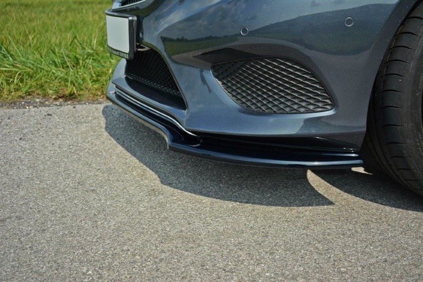 Voorspoiler Mercedes E W212 Maxton Design glans zwart