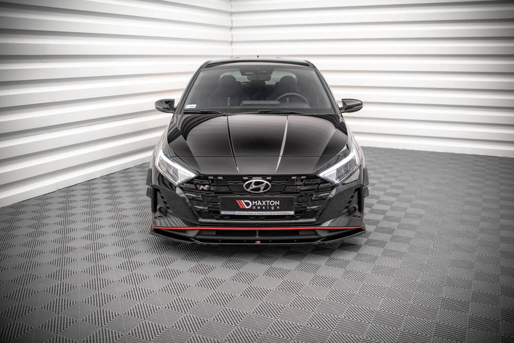 Voorspoiler V.3 Hyundai I20 N Mk3 Glans Zwart