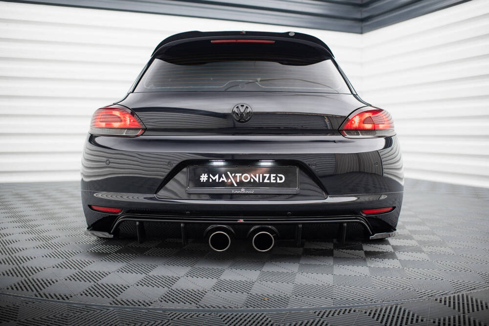 Diffuser Volkswagen Scirocco Maxton Glans Zwart R32 Look