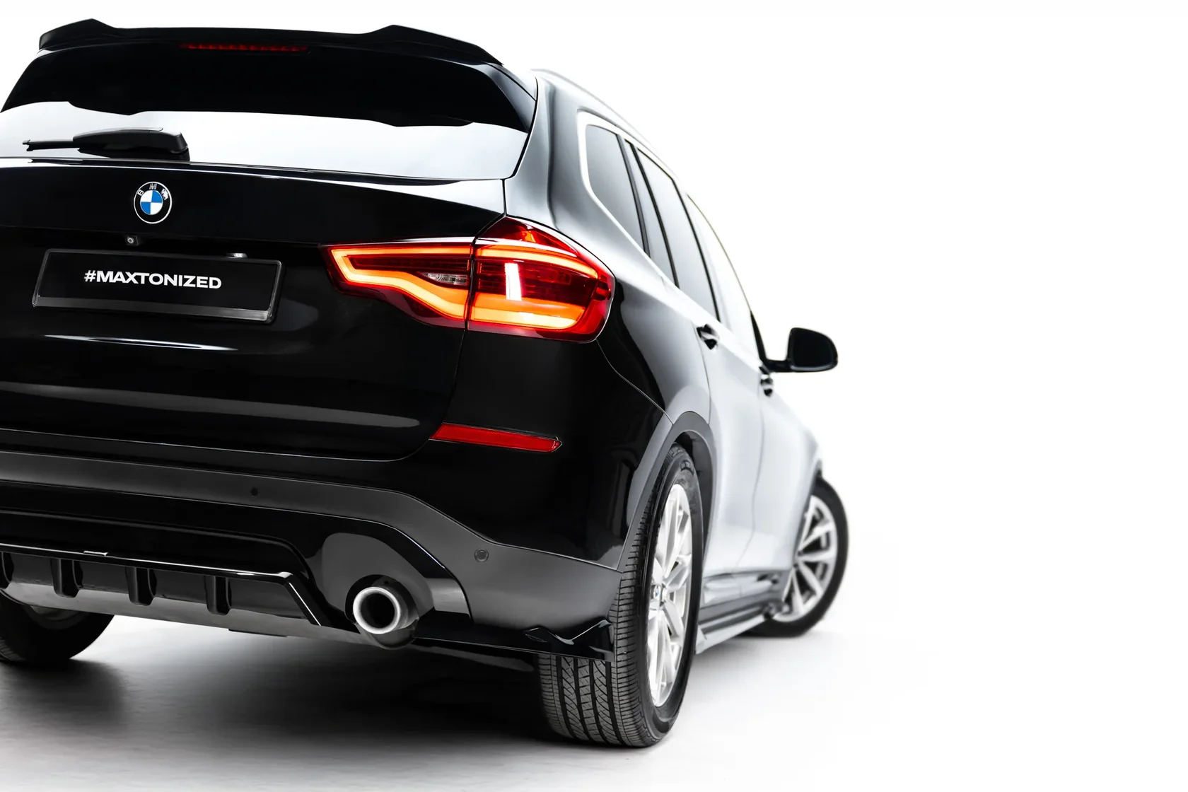 Achterdiffuser BMW X3 G01 Glans Zwart