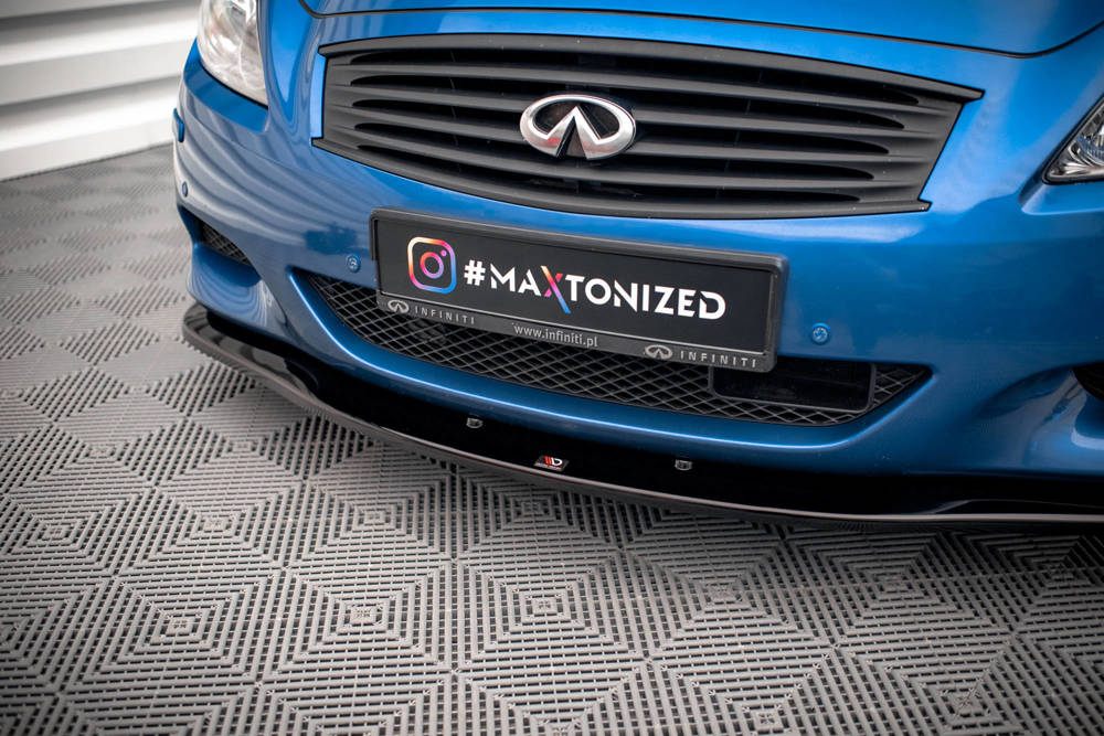 Voorspoiler Infiniti G37 Coupe Maxton Glans Zwart
