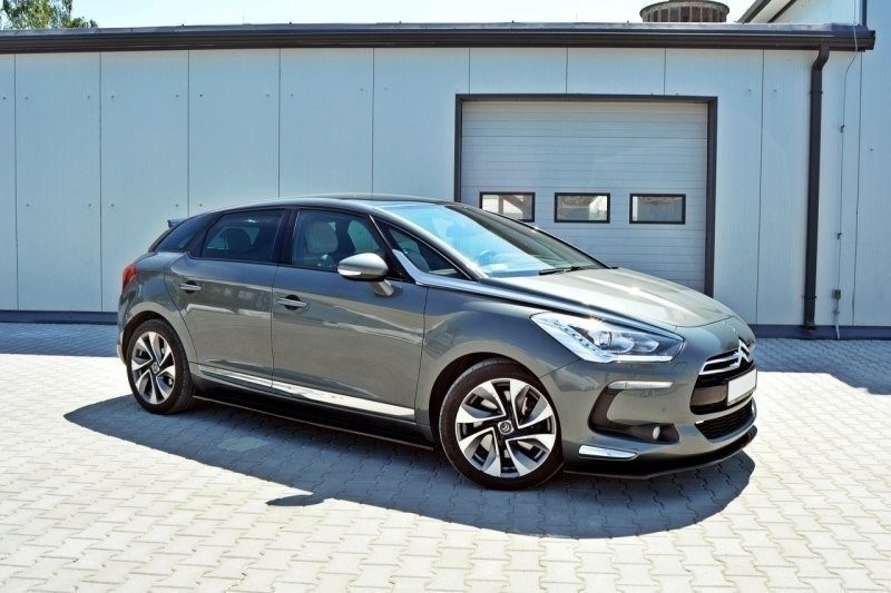 Zijskirts Diffusers Citroen DS5 Facelift Glanzend Zwart
