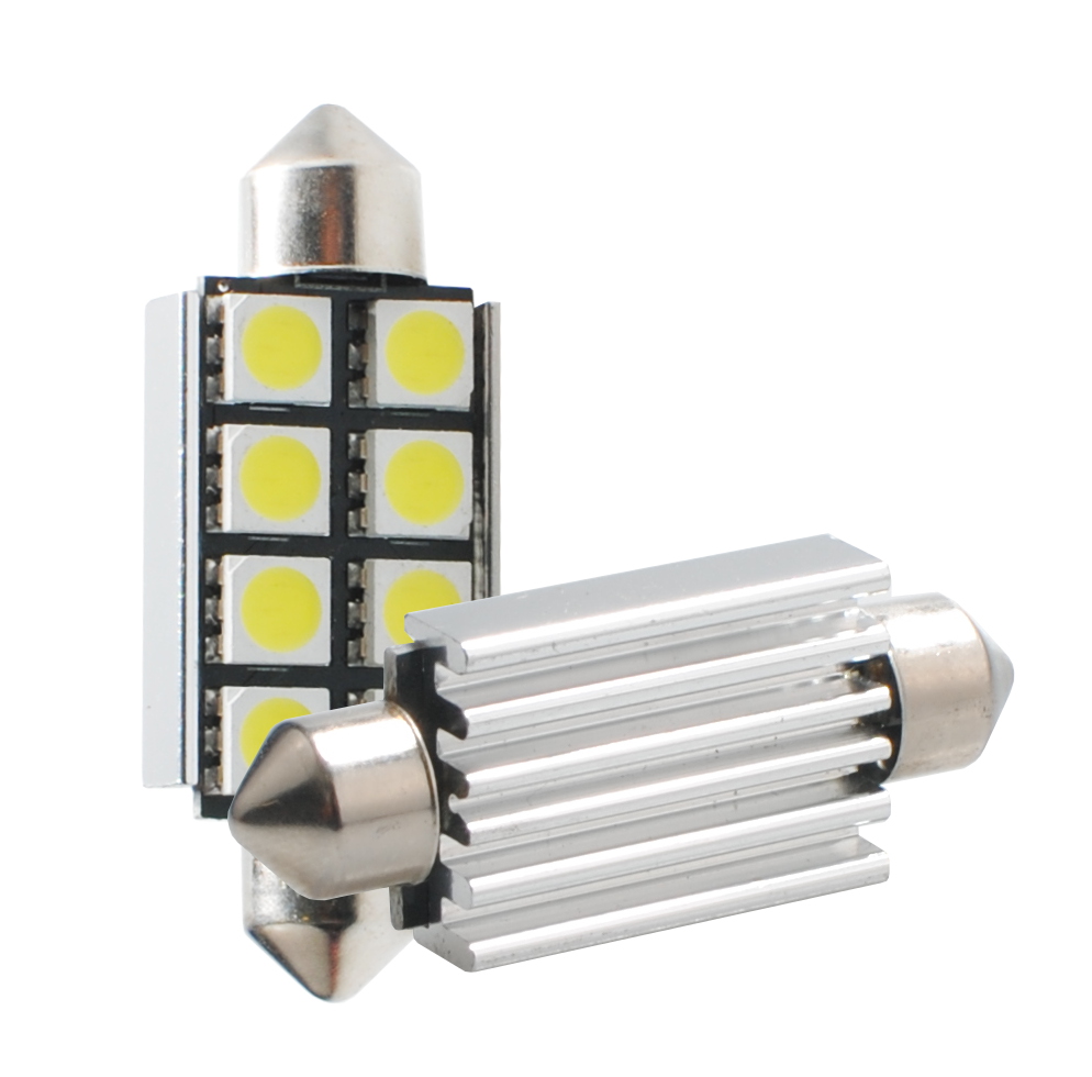 2x M-tech L309 C5W/s8.5V 12v 6x SMD 5050 LED wit