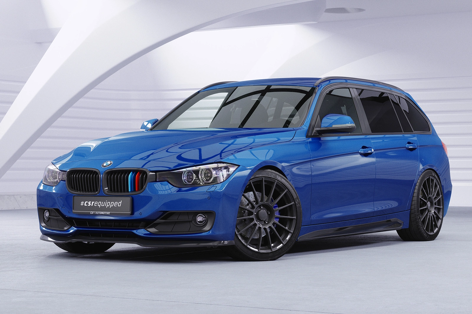 Voorspoiler BMW 3er (F30 / F31) Glans Zwart (10/2011 - 06/2015) van CSR Automotive
