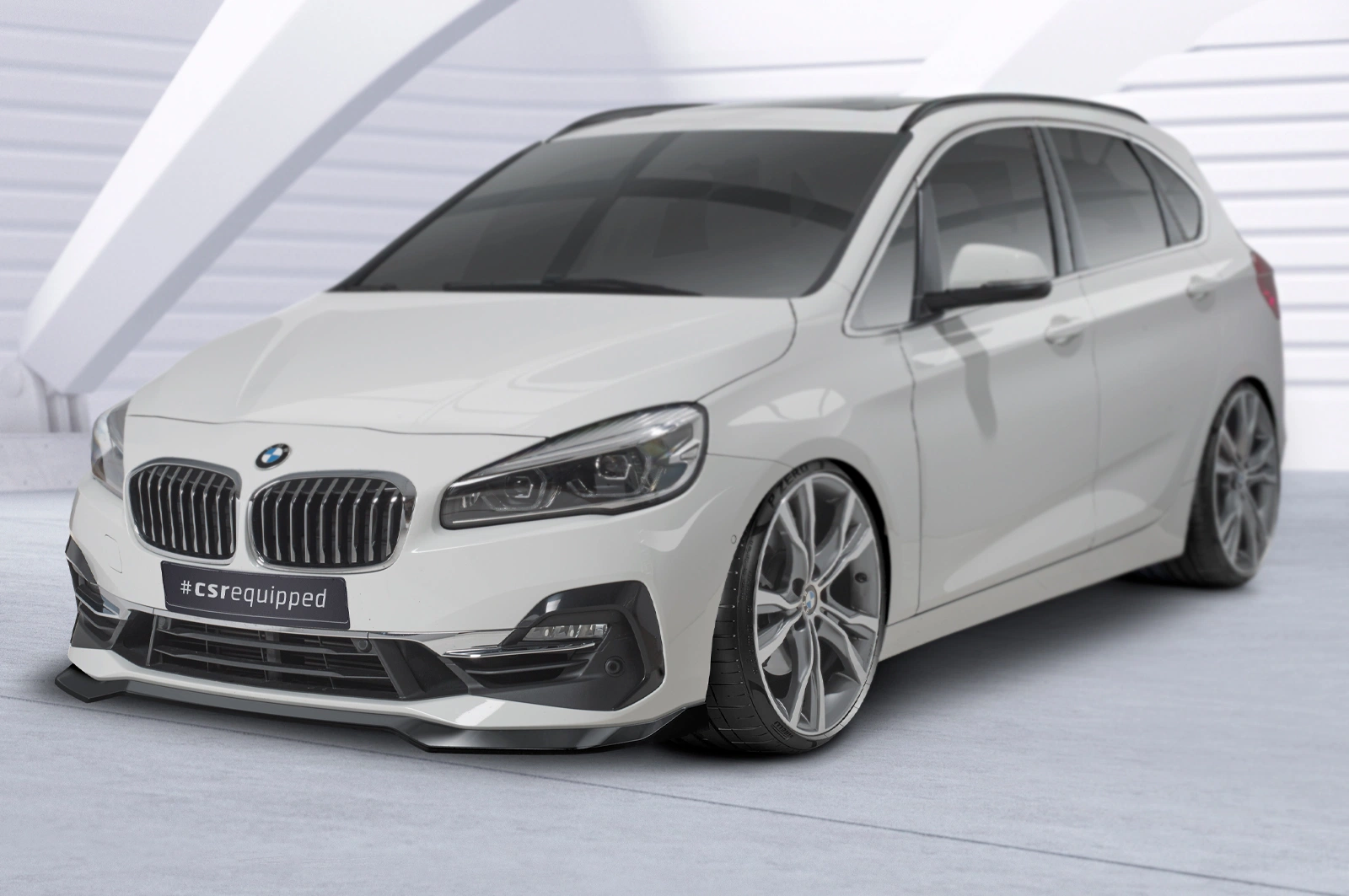 Glanzend zwarte Grills BMW 2-Serie F45 Active Tourer 2014-2016