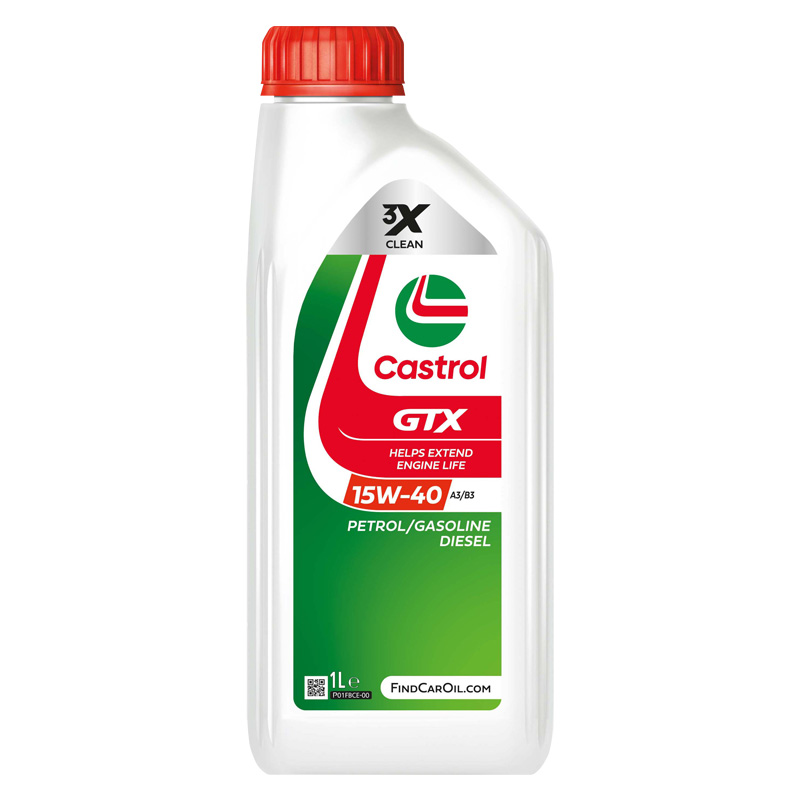 Castrol Motorolie GTX 15W-40 A3/B3 1-liter