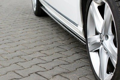 Zijskirts VW Passat B7 R-Line Glans Zwart