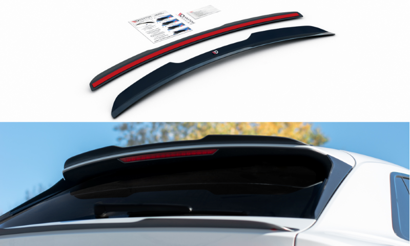 Spoiler Audi Q8 S-Line / SQ8 Maxton Glans Zwart