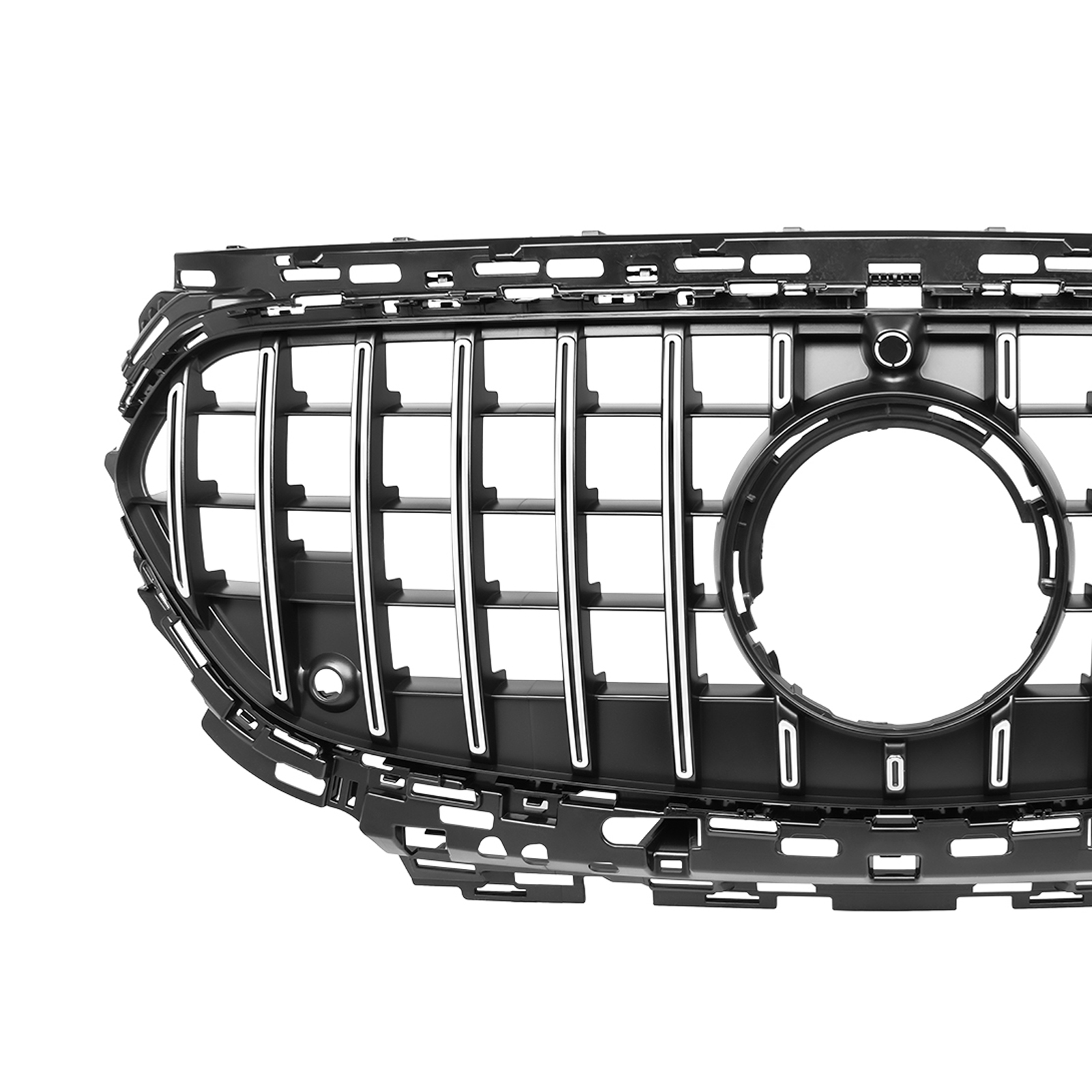 Grill Mercedes E W214 S214 X214 Panamericana GT Look Chroom/Zwart