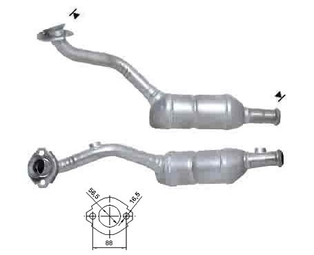Renault CLIO 1.2i 1149 cc 43 Kw / 58 cv D7F Magnaflow CAT Bouwja