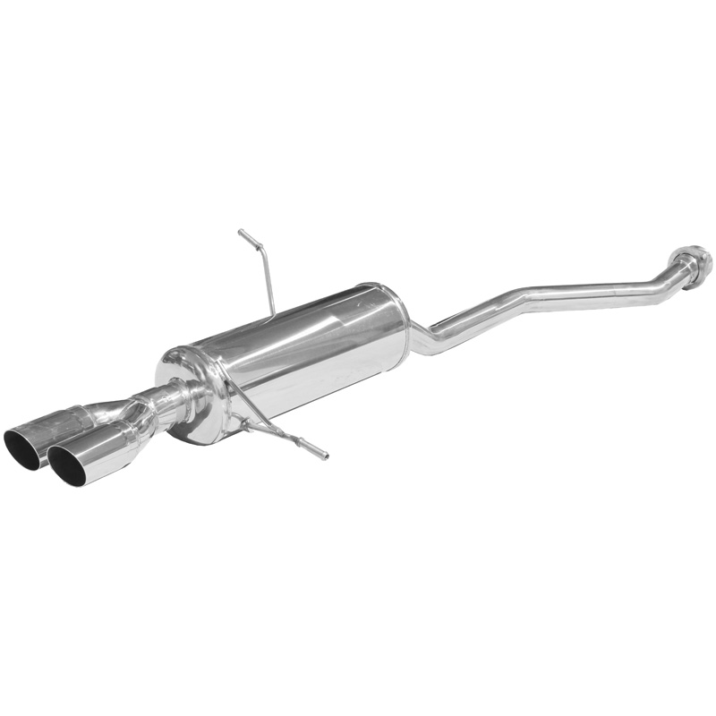 100% RVS Sportuitlaat  BMW Z3 Roadster 1.9 140pk 1995-1999 2x60mm Racing