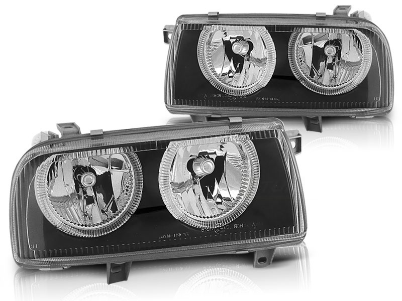 Faros VW Vento Angel Eyes negro