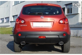 Nissan Qashqai - Diesel Einddemper dwars Uitgang rechts/links -