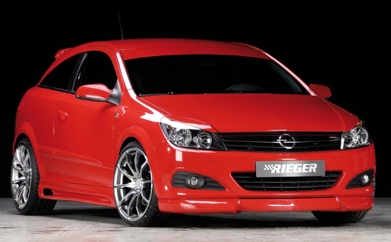 Voorspoilerlip Opel Astra H GTC Rieger