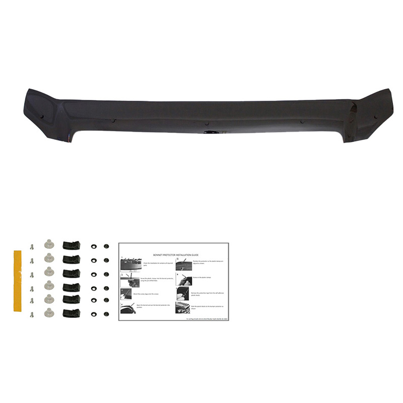 Motorkapbeschermer (steenslagcover)  Mercedes Vito W639 2003-2014 - Glanzend zwart