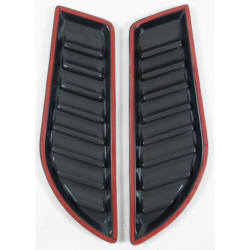 Set motorkapluchtinlaten Pick-Up 4x4 - Universeel - Matzwart