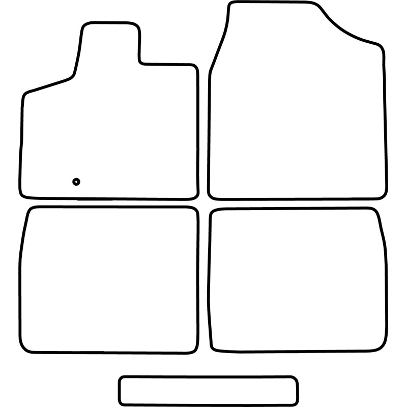 Automatten Velours  Chrysler Grand Voyager 2009-