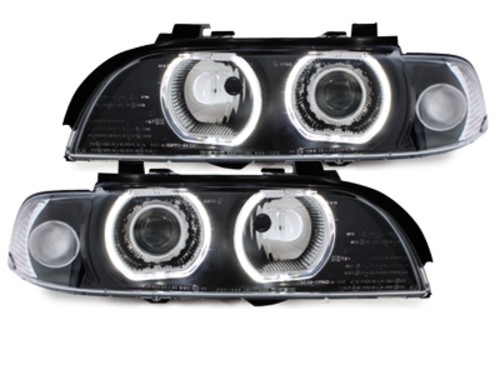 Headlights set BMW E39 95-00 Xenon black