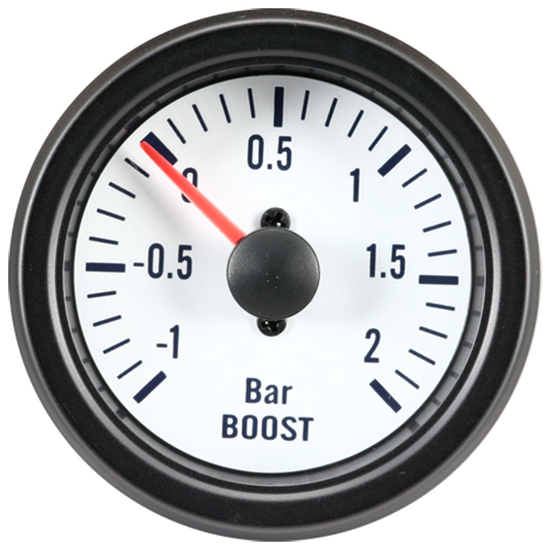Performance Instrument Wit Turbodruk 2.0>1 bar 52mm