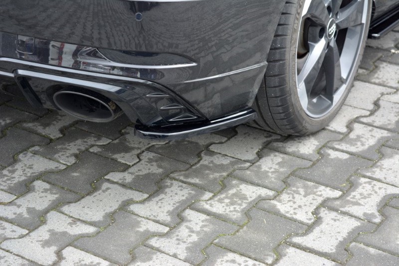 Achterzijde Spoiler Audi RS3 8V FL Sportback Glanzend Zwart