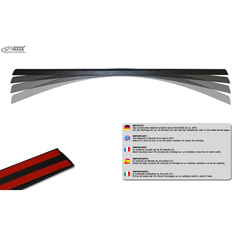 RDX Achterspoilerlip  Ford Mustang Mach-E 2020- (ABS)