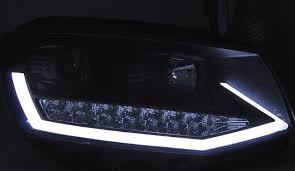 Koplampen VW T6 Multivan/Transporter FULL LED Dynamic Tube Black