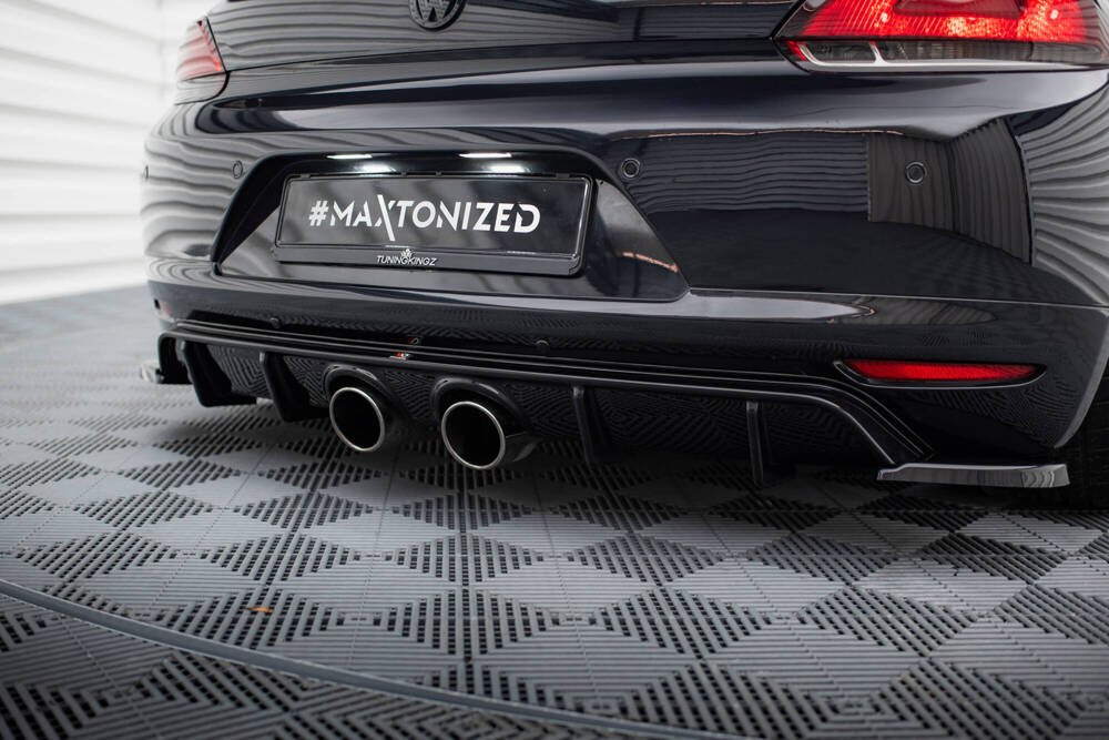 Diffuser Volkswagen Scirocco Maxton Glans Zwart R32 Look