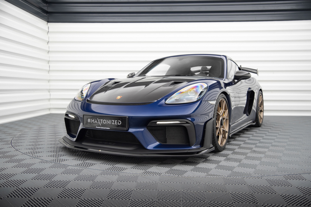 Bodykit Porsche 718 Cayman GT4 RS Maxton Glans Zwart