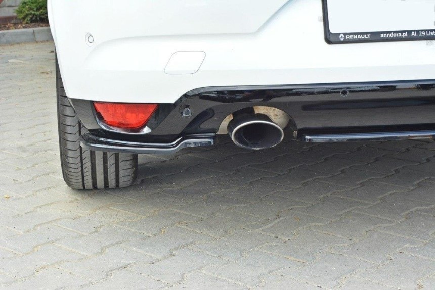 Achter skirt Renault Megane 4 Hatchback Maxton Design glans zwart