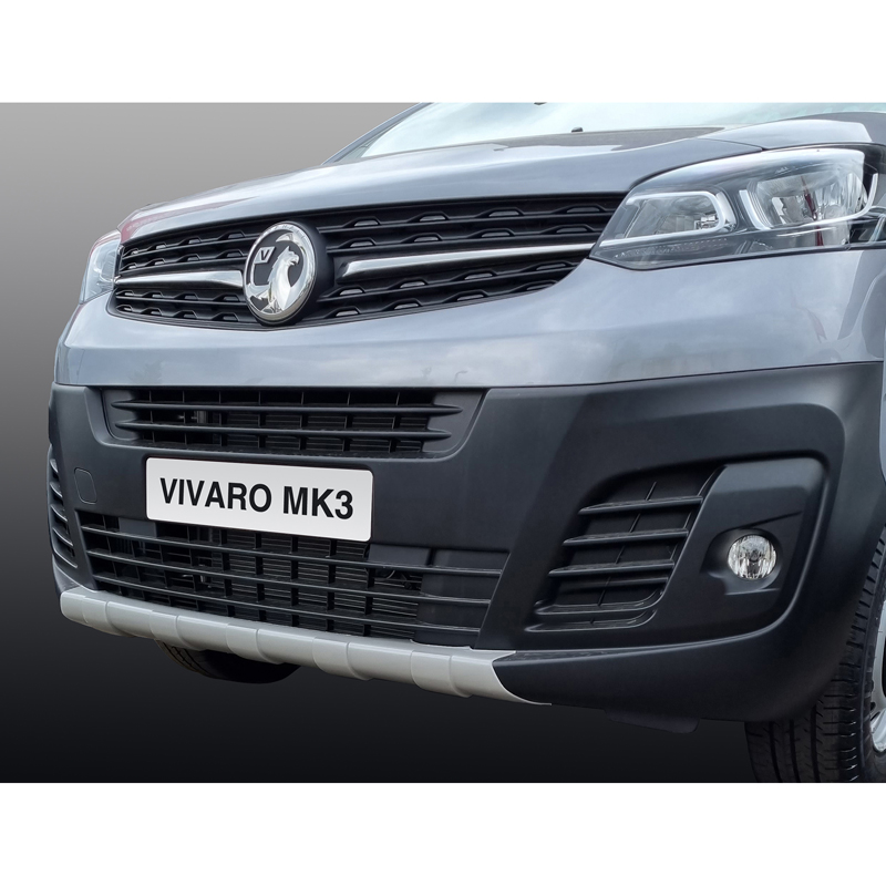 RGM Voorspoiler 'Skid-Plate'  Citroën Jumpy/Peugeot Expert/Toyota Proace 2016-/Opel Vivaro 2019-/Fiat Scudo 2022- Zilver (ABS)