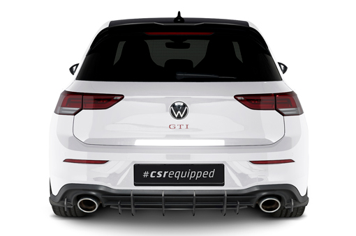 Spoiler passend voor Volkswagen Golf 8 R GTI Clubsport CSR Glans Zwart