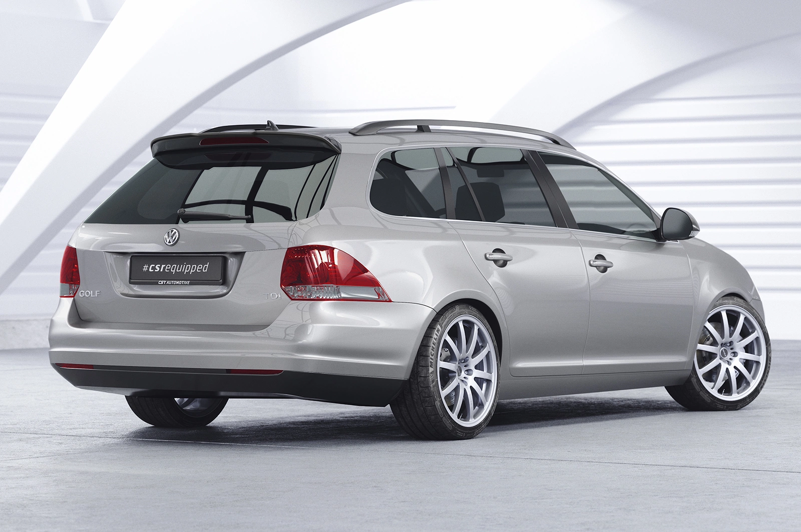 Achterspoiler VW Golf 5 Variant (2003–2008) – Glans Zwart