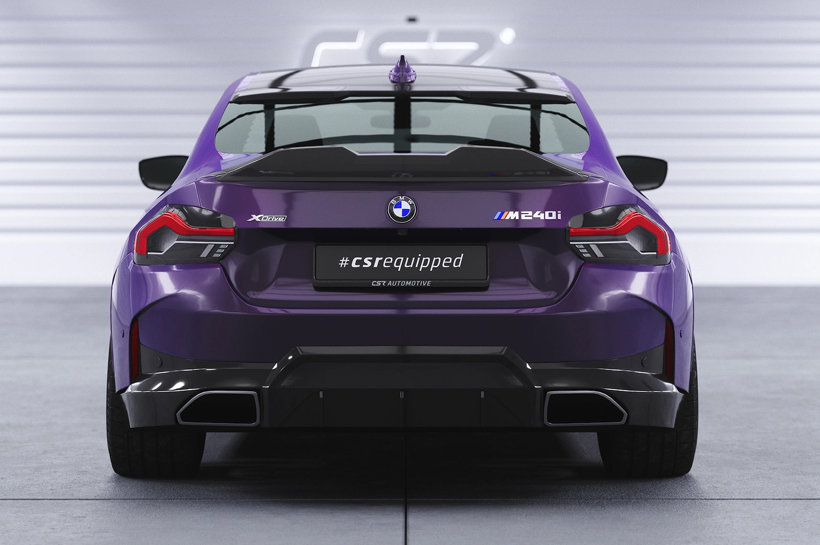 Achterspoiler BMW 2er G42 Glans Zwart (2021 - heden)