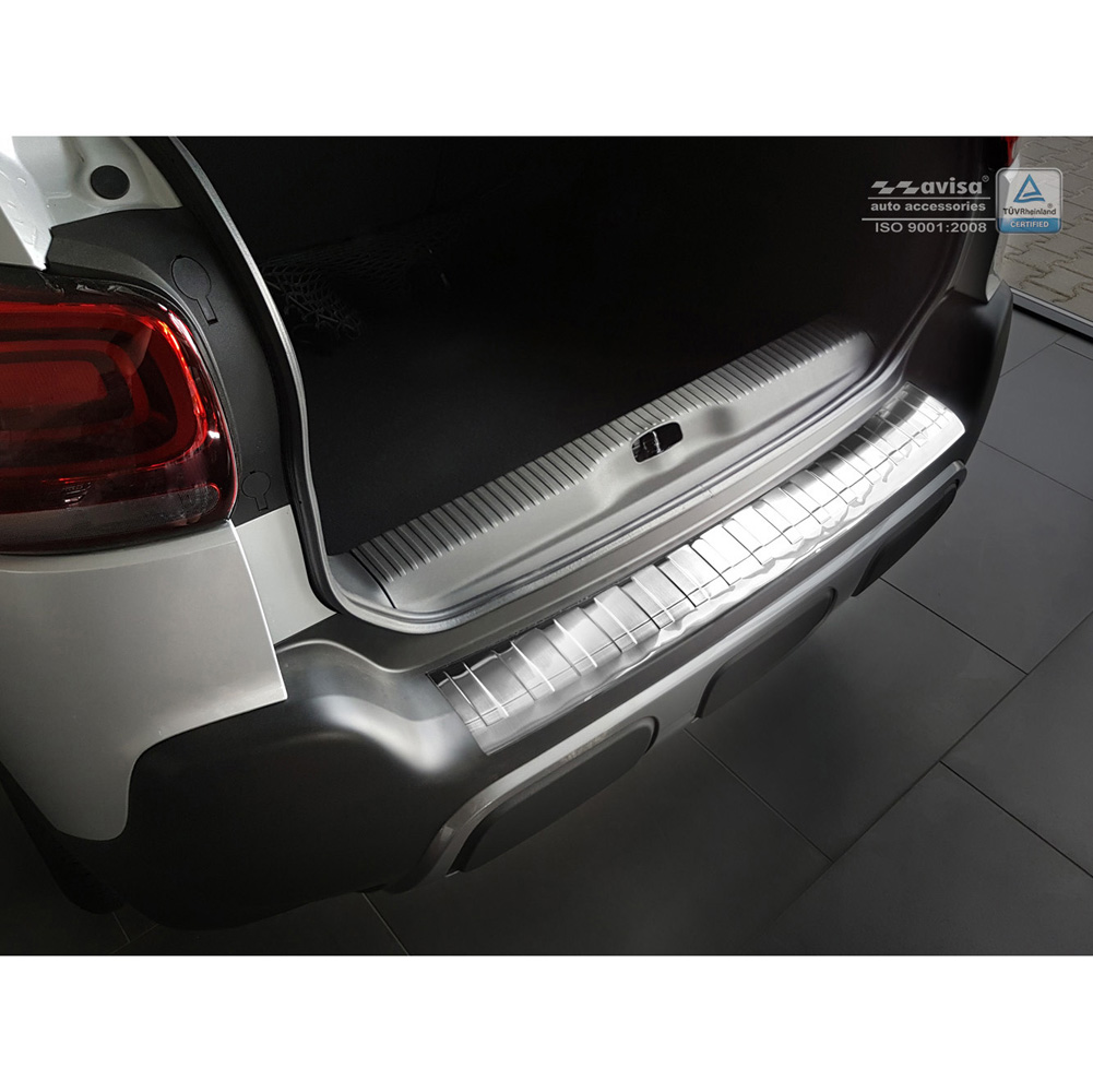 RVS Achterbumperprotector  Citroën C3 Aircross II 2017- 'Ribs'