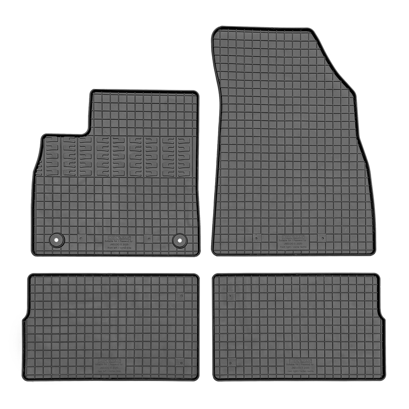 CIKCAR Rubber matten  Jaecoo 5 2025- (4-delig + montagesysteem)