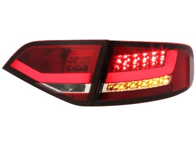 Taillights Audi A4 B8 Limousine Led red