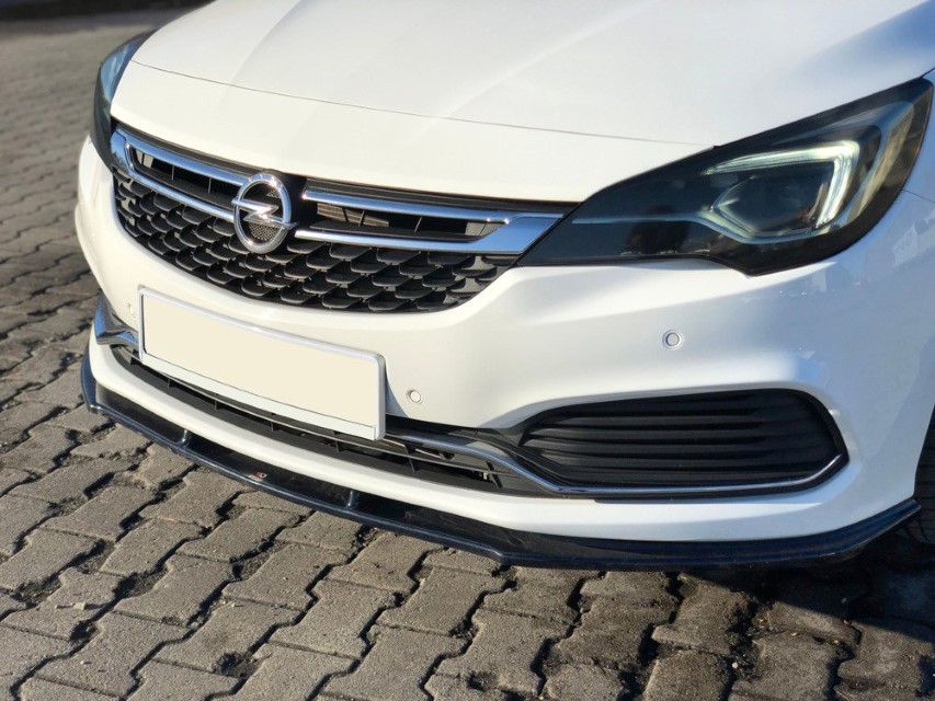 Voorspoiler Opel Astra K Maxton Design glans zwart V.1