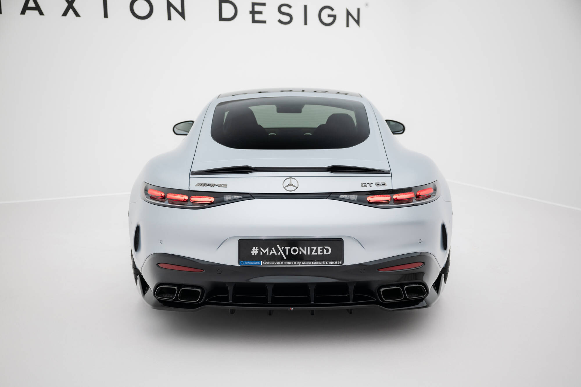Spoiler Cap 3D Mercedes-AMG GT 63 C192 Maxton Glanzend zwart