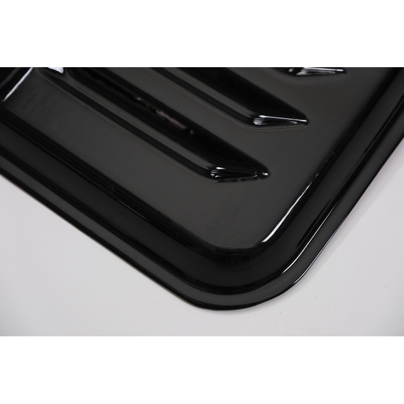 Oneway Set luchtinlaten (zijkant)  Volkswagen Transporter T5.1/T6/T6.1 2010-2022 (Lange wielbasis) - Glanzend zwart