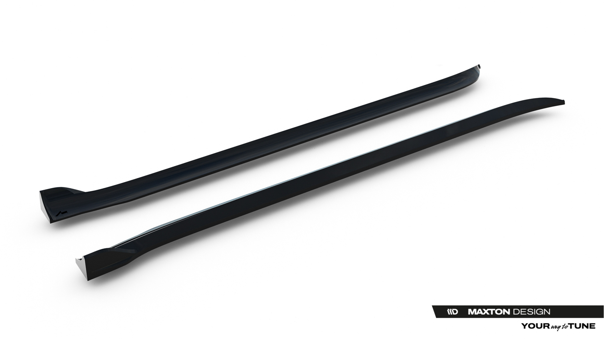 Zijskirts Tesla Model Y Premium Mk1 Facelift Maxton Glans Zwart