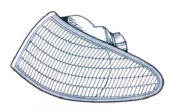 Knipperlicht links MONDEO 93-96 WIT GLAS