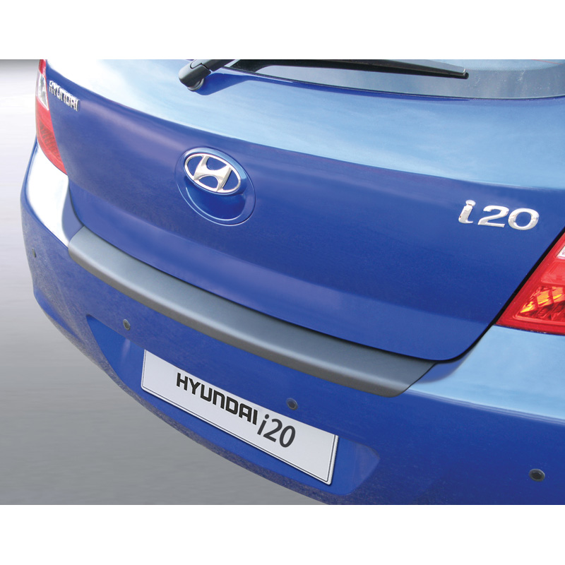 ABS Achterbumper beschermlijst  Hyundai i20 5 deurs 2009-2012 Zwart