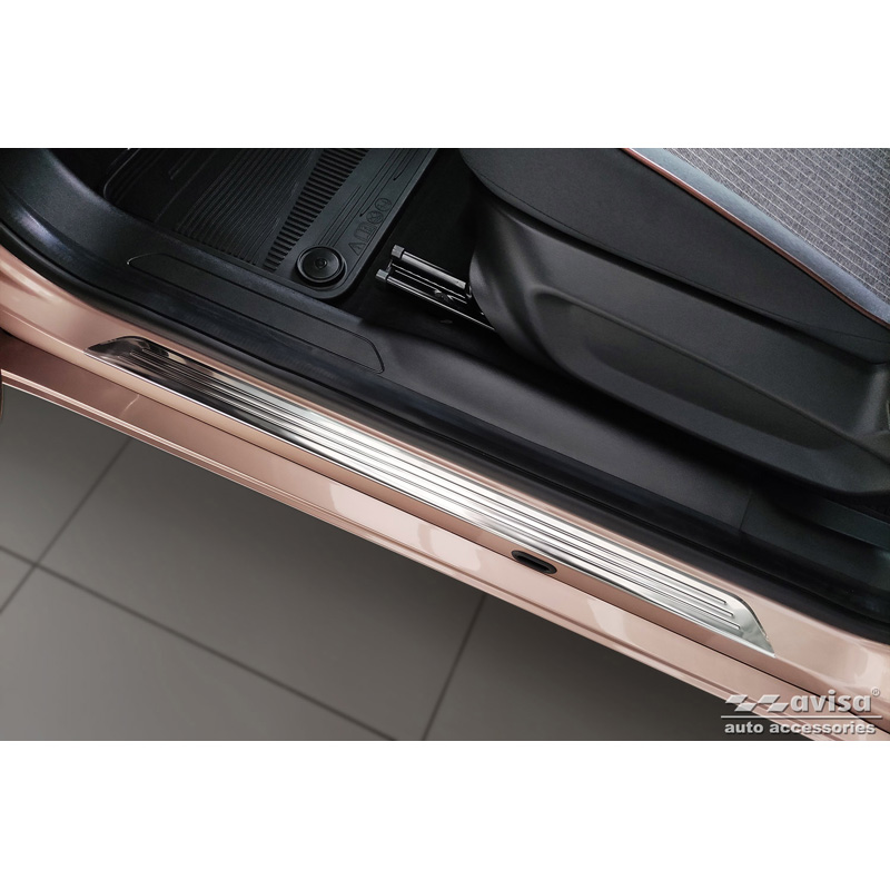 RVS Instaplijsten  Fiat 500e Berlina, 3+1 & Cabrio 2020- / 500 FL 2015- 3-deurs - 2-delig