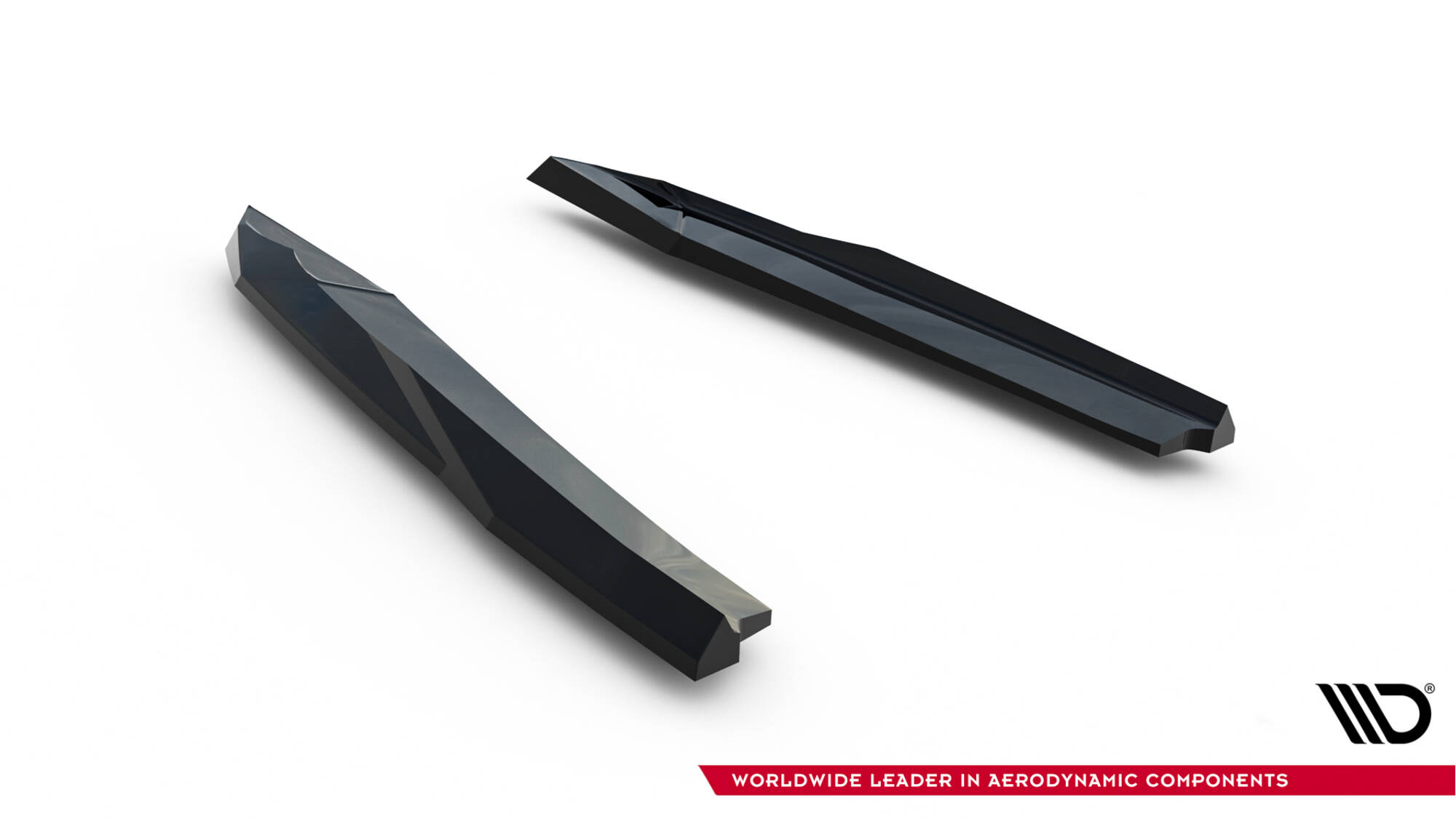 Achterzij Spoilers V.1 Skoda Octavia RS Liftback MK4 / MK4 Facelift Maxton Glanzend zwart