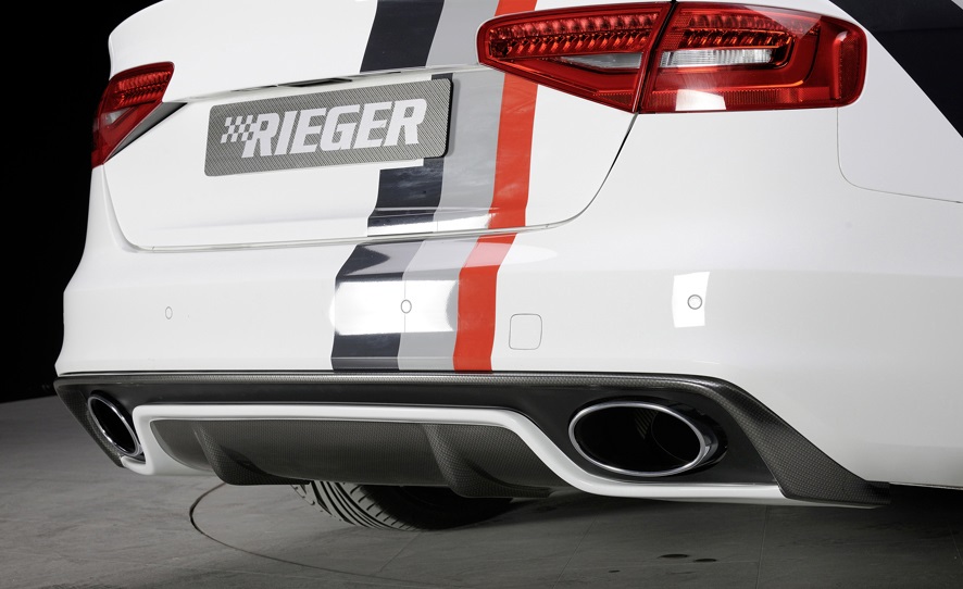 Achteraanzet Audi A4 B8 Rieger