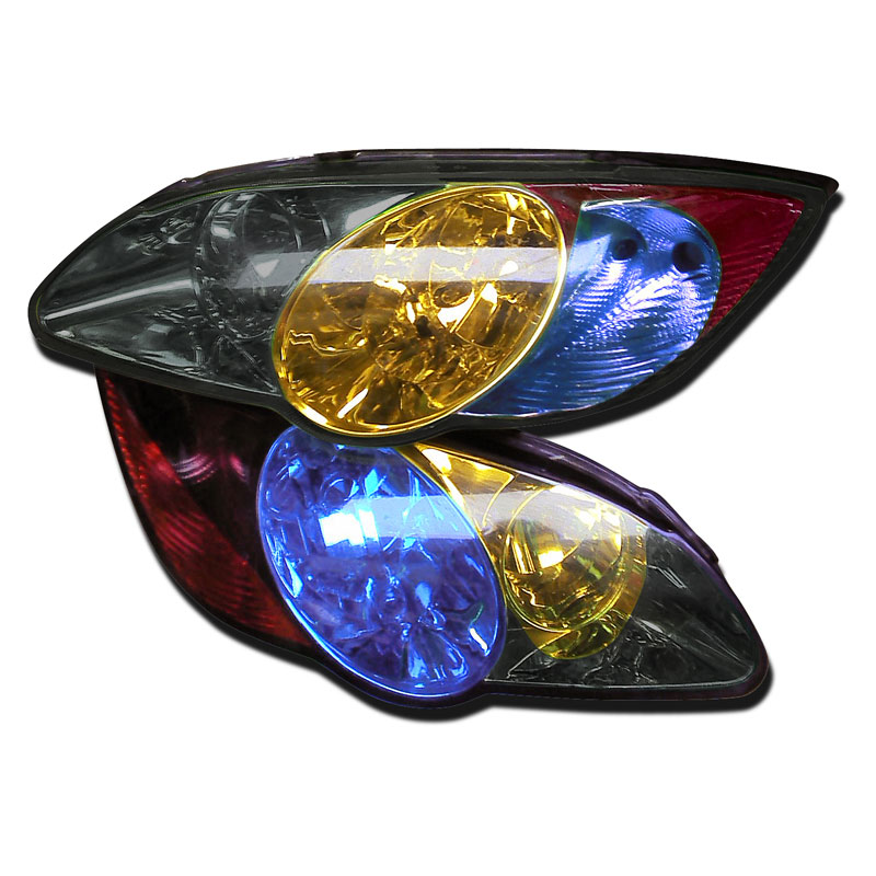 Koplamp-/achterlicht folie - Transparant - 1000x30 cm