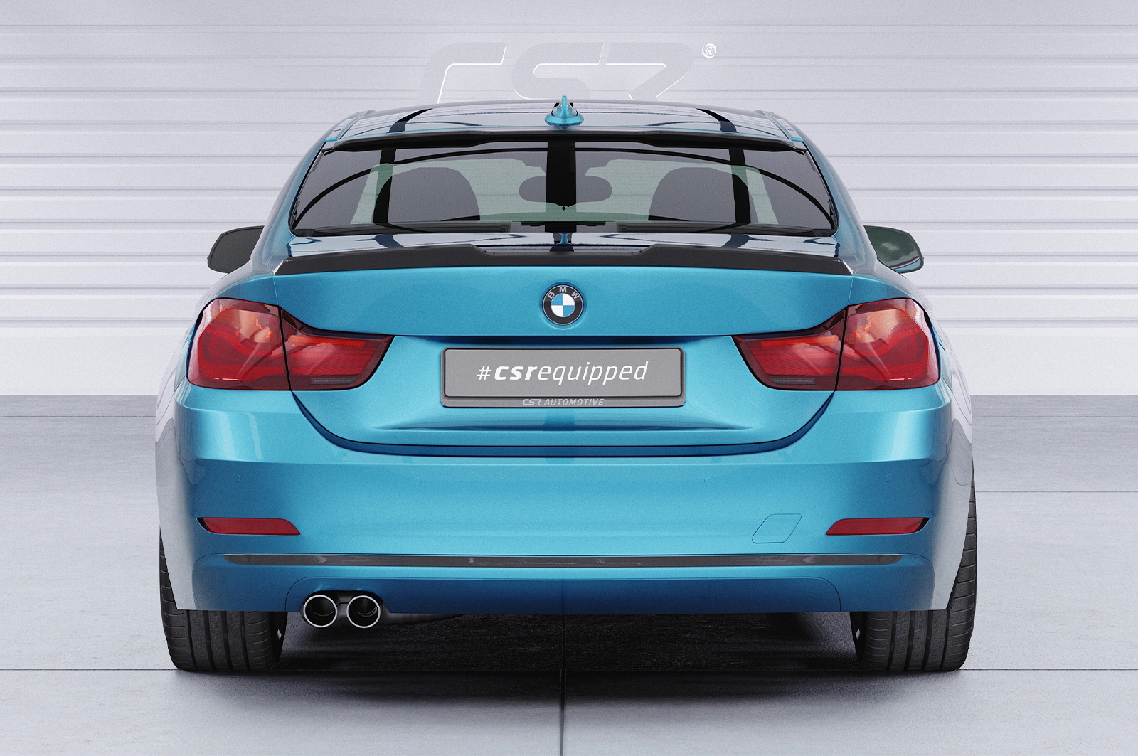 Achterspoiler BMW 4er F32 Coupe glans zwart