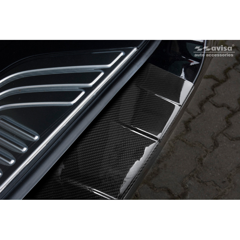 Echt 3D Carbon Achterbumperprotector  Mercedes Vito / V-Klasse 2014-2019 & Facelift 2019-